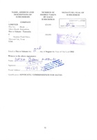 Memorandum and Articles of Association or charter or statutes